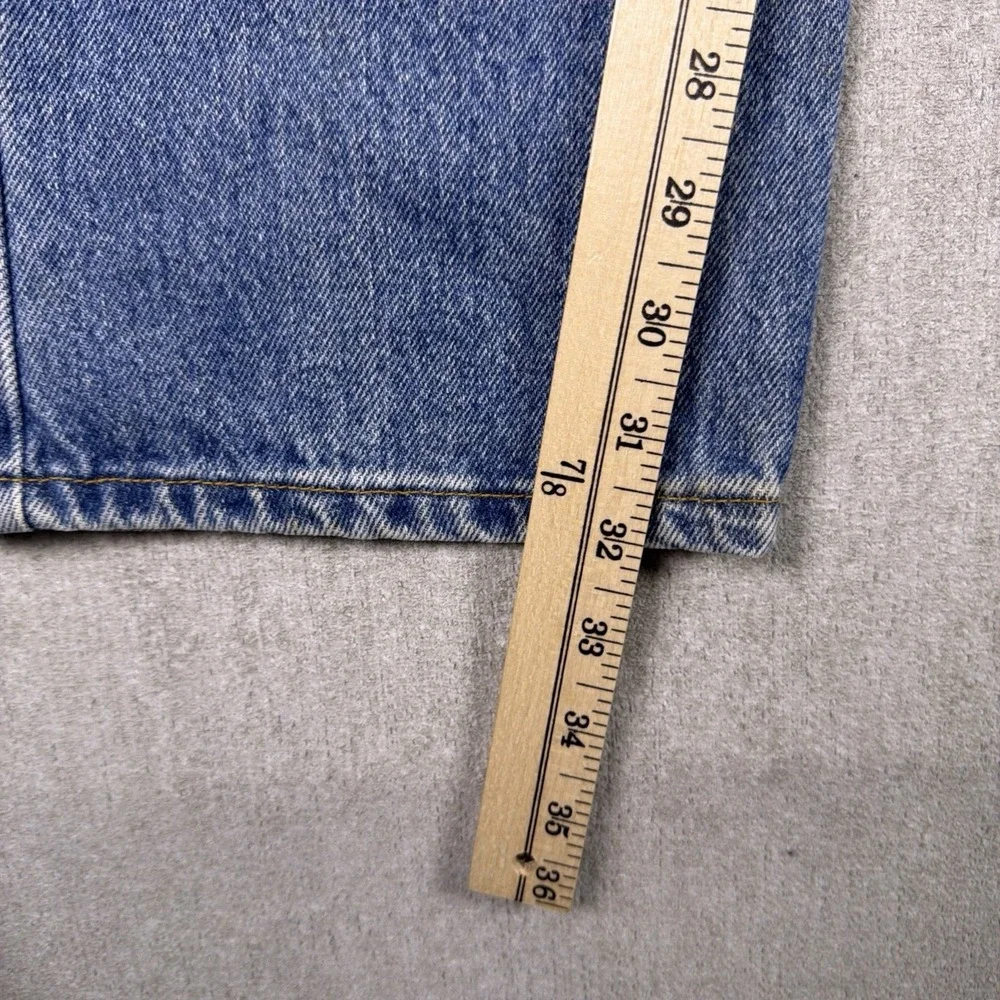 VTG‎ Levis Jeans Men 34 x 30 Straight Leg Medium Wash Red bat wing Made in USA